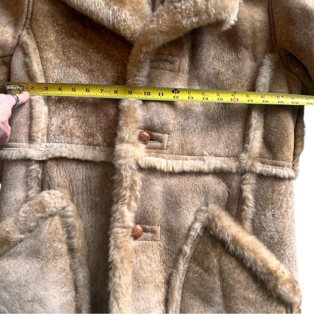Vintage shearling Marlboro man coat Size 42 Size Large - Picture 5 of 10